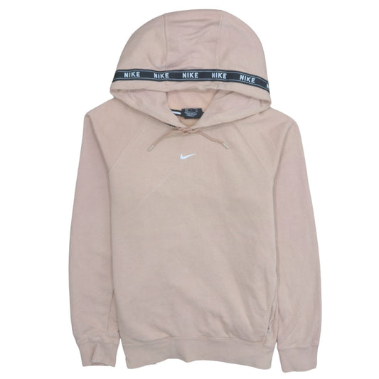 Womens UK Size S Nike Beige Pullover Hoodie