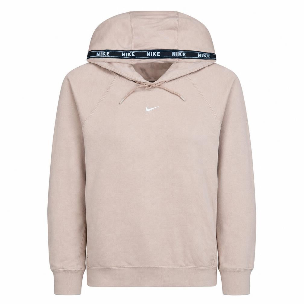 Womens UK Size S Nike Beige Pullover Hoodie
