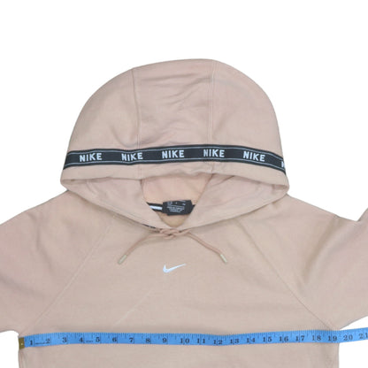 Womens UK Size S Nike Beige Pullover Hoodie
