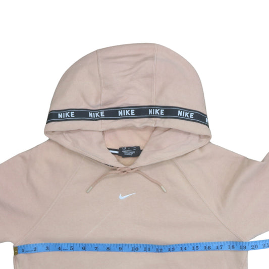 Womens UK Size S Nike Beige Pullover Hoodie
