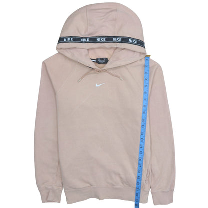 Womens UK Size S Nike Beige Pullover Hoodie