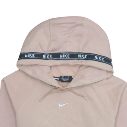Womens UK Size S Nike Beige Pullover Hoodie