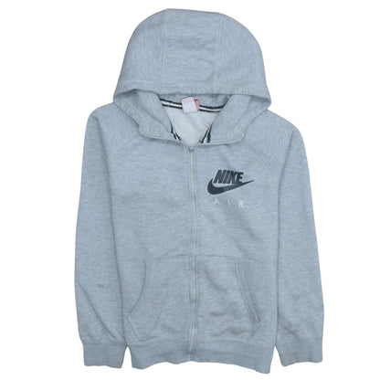 Mens UK Size XL Nike Grey Full Zip Hoodie