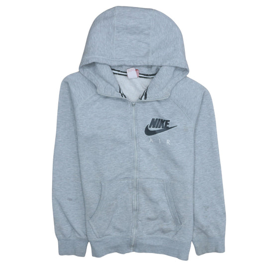 Mens UK Size XL Nike Grey Full Zip Hoodie
