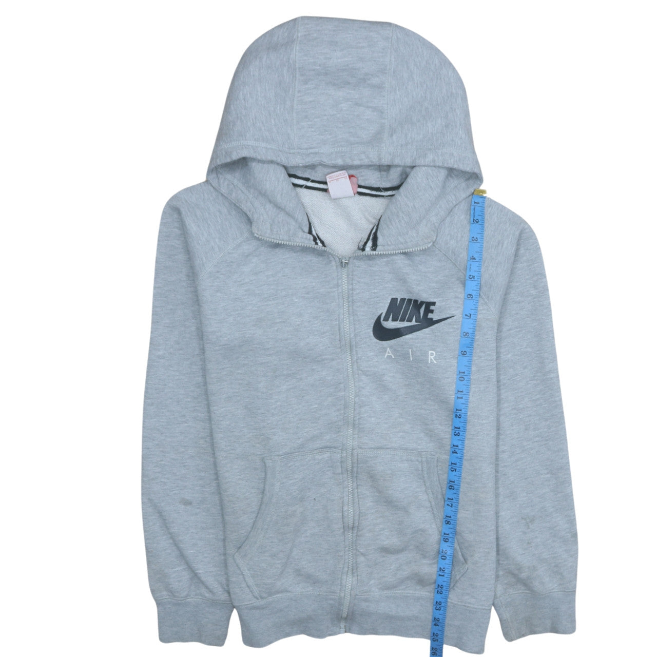 Mens UK Size XL Nike Grey Full Zip Hoodie