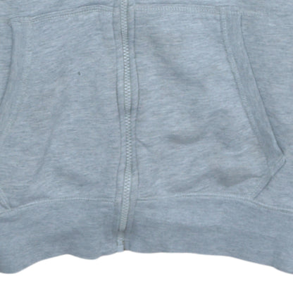 Mens UK Size XL Nike Grey Full Zip Hoodie