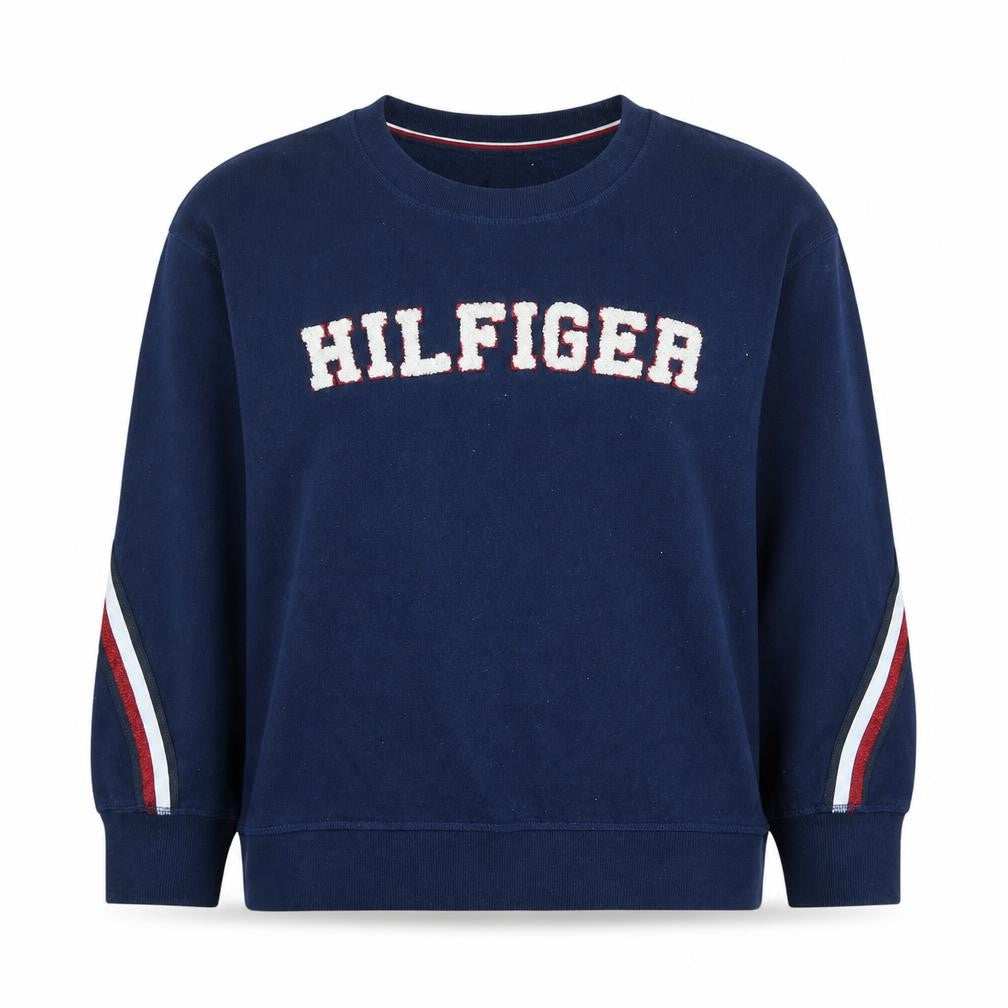 Womens UK Size 16 Tommy Hilfiger Blue Pullover Sweatshirt