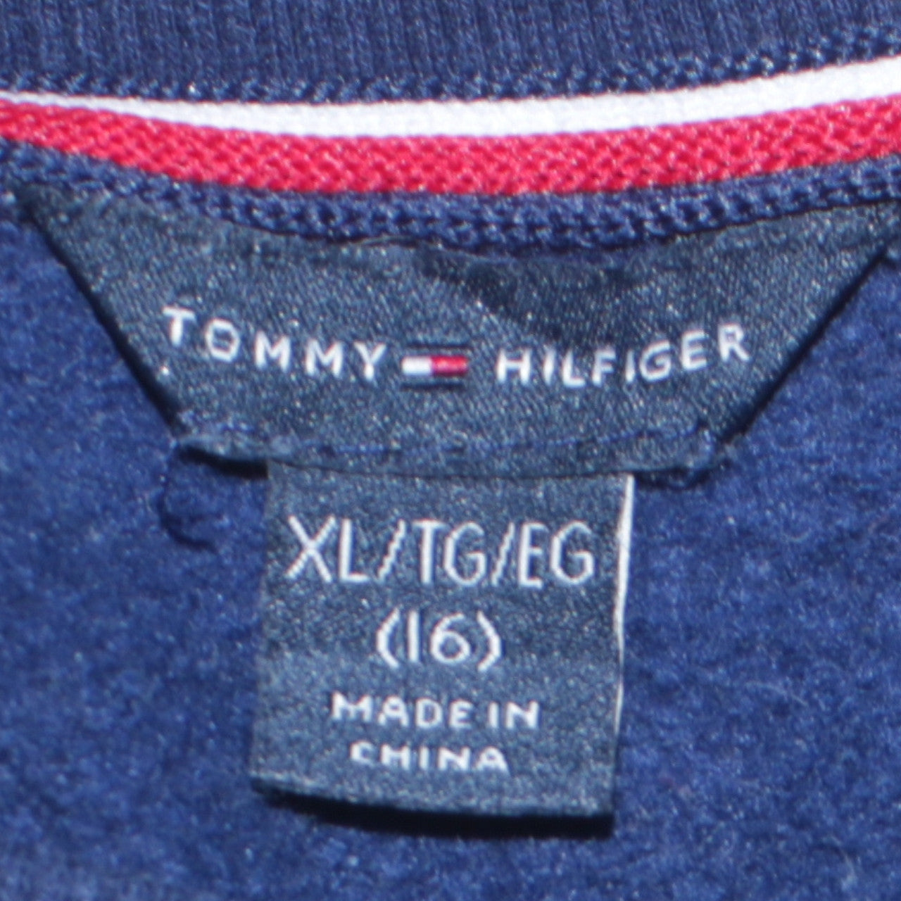 Womens UK Size 16 Tommy Hilfiger Blue Pullover Sweatshirt