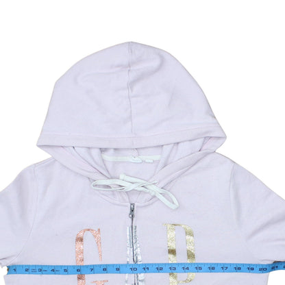 Womens UK Size M Gap Pink Full Zip Hoodie
