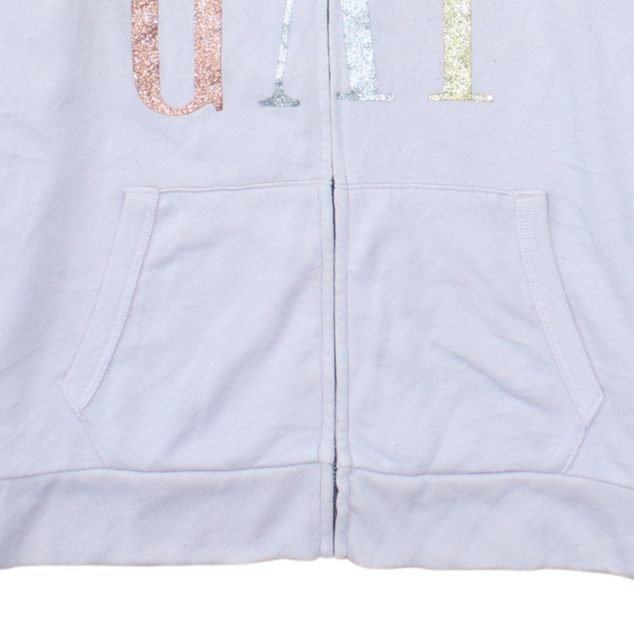 Womens UK Size M Gap Pink Full Zip Hoodie