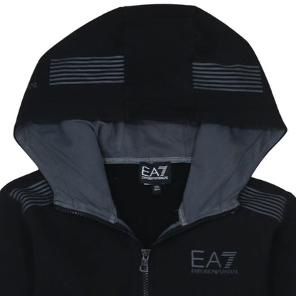 Teens UK Size 14 Slim Emporio Armani Black Pullover Hoodie