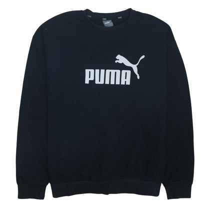 Womens UK Size 12 PUMA Black Pullover Sweatshirt