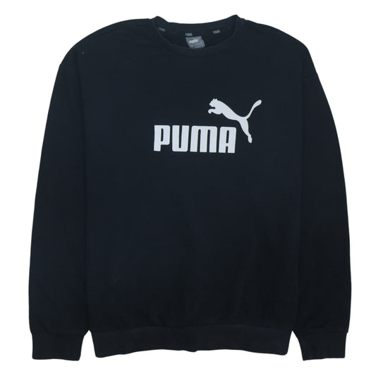 Womens UK Size 12 PUMA Black Pullover Sweatshirt