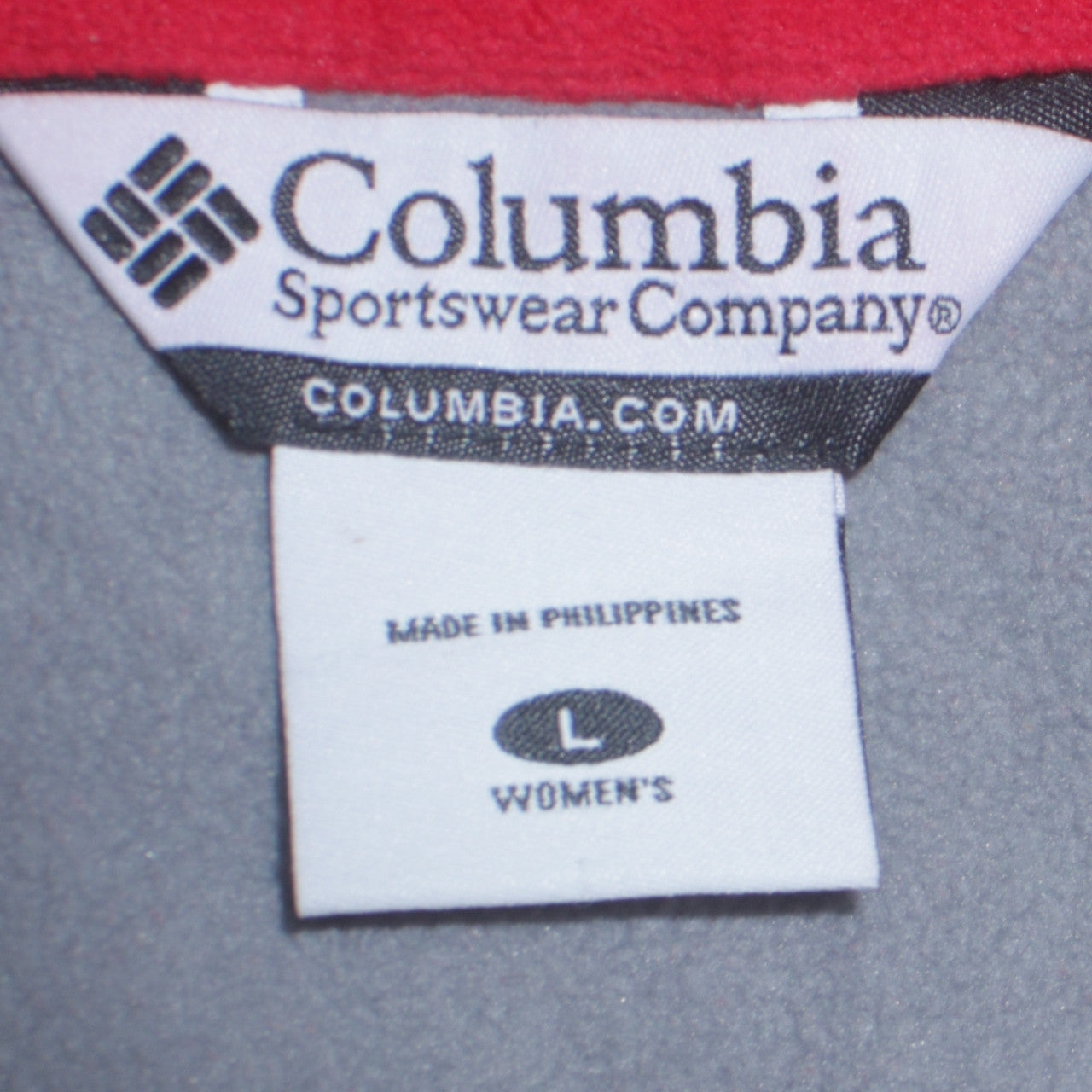Womens UK Size L Columbia Red Hiking Walking Gym & Training Jacket