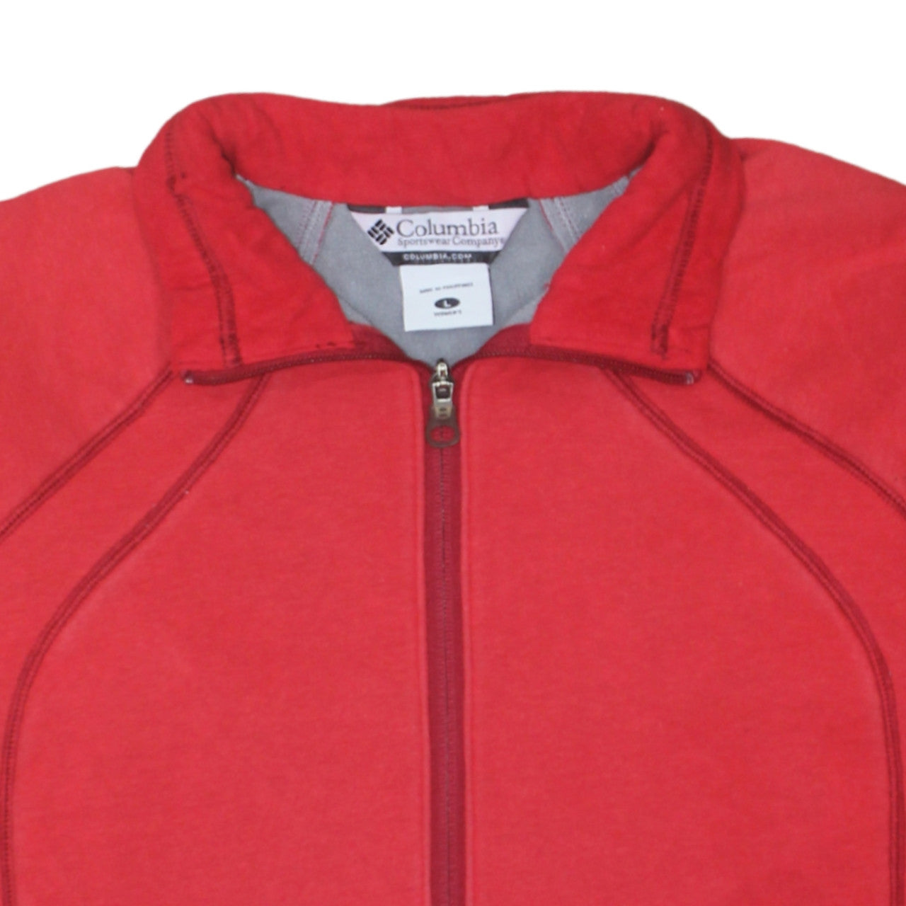 Womens UK Size L Columbia Red Hiking Walking Gym & Training Jacket
