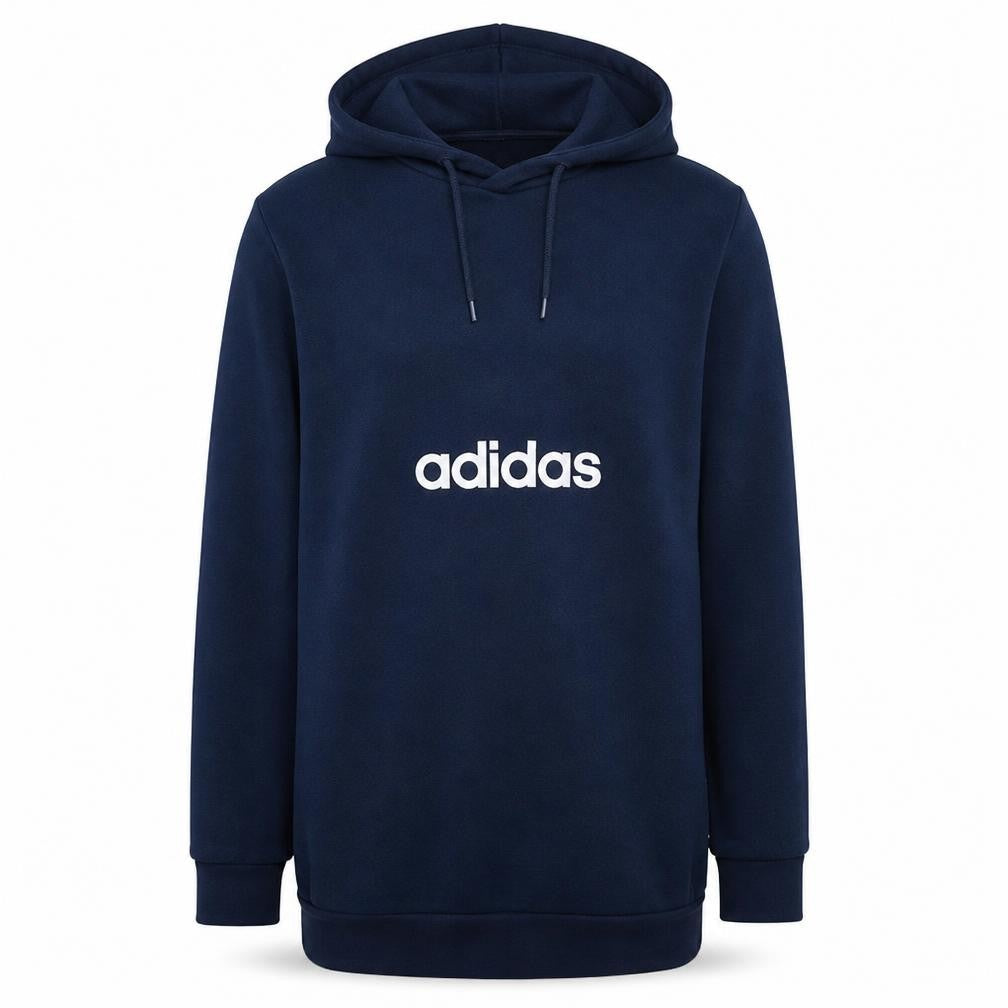 Mens UK Size M adidas Blue Pullover Hoodie