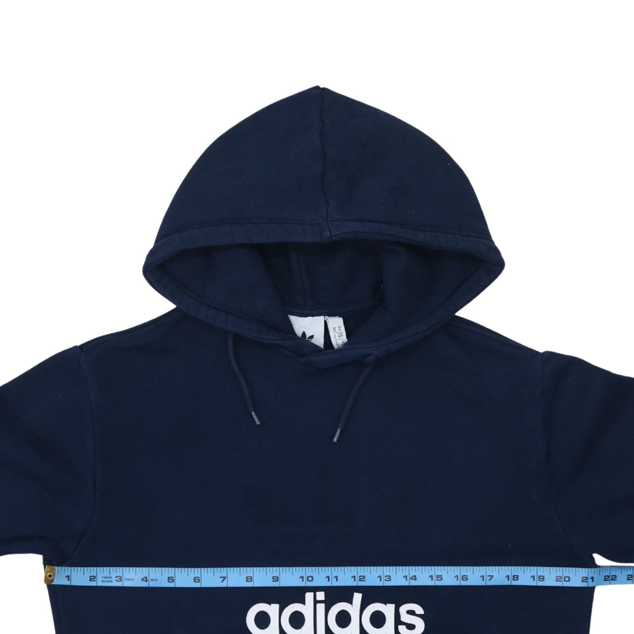 Mens UK Size M adidas Blue Pullover Hoodie