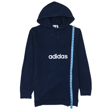 Mens UK Size M adidas Blue Pullover Hoodie