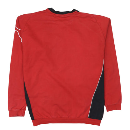 Mens UK Size L PUMA Red Pullover Sweatshirt