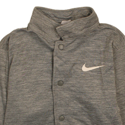 Nike Womens Grey Therma-Fit L Sports Jacket Water Resistant Lined