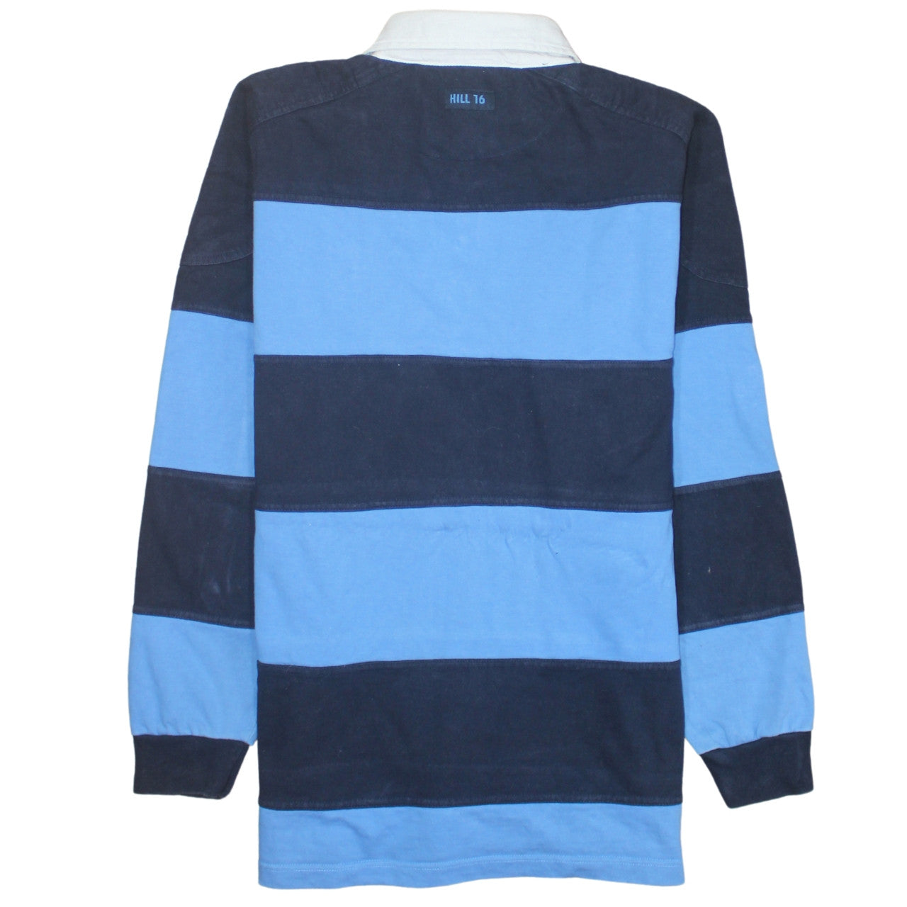 Mens UK Size XL The Hill 16 Collection Blue Henley Sweatshirt