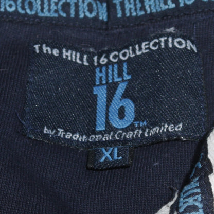 Mens UK Size XL The Hill 16 Collection Blue Henley Sweatshirt