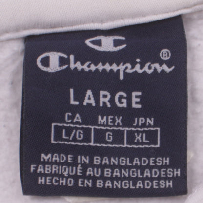 Mens UK Size L Champion White Pullover Hoodie