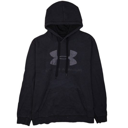 Mens UK Size 2XL Under armour Black Pullover Hoodie