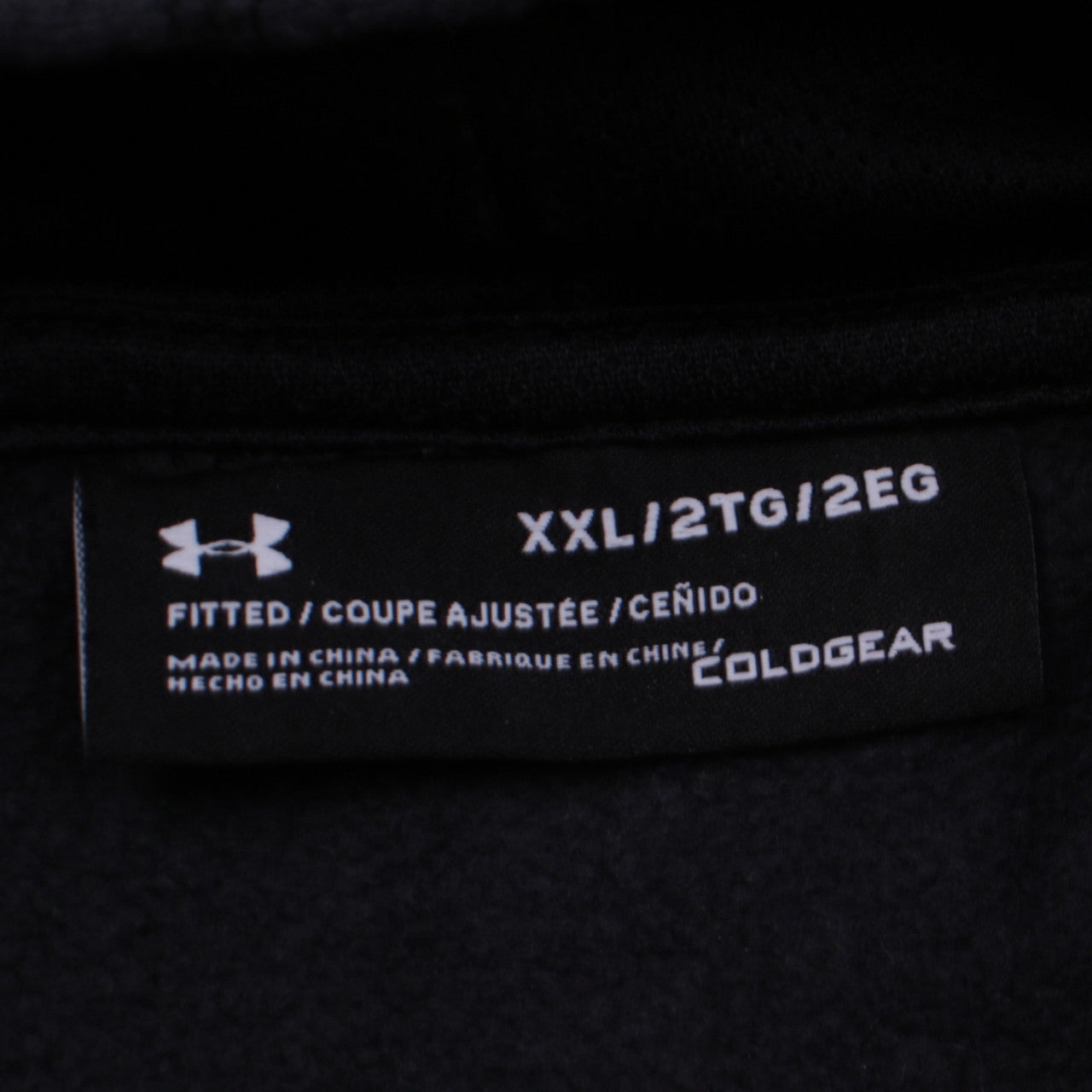 Mens UK Size 2XL Under armour Black Pullover Hoodie