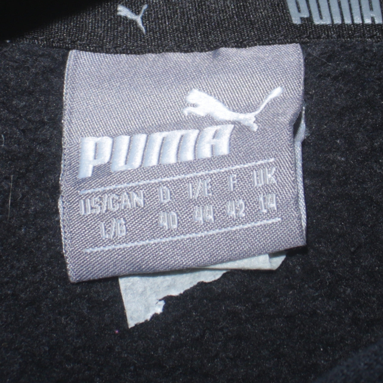 Womens UK Size 14 PUMA Black Pullover Hoodie
