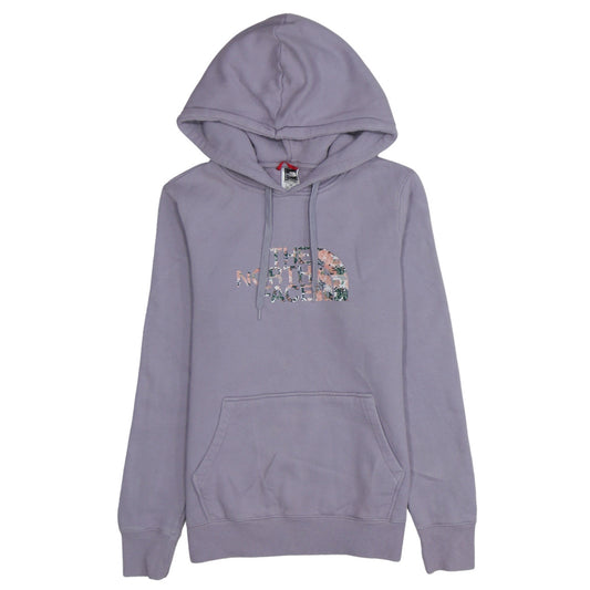 Womens UK Size S The North Face Purple Pullover Hoodie