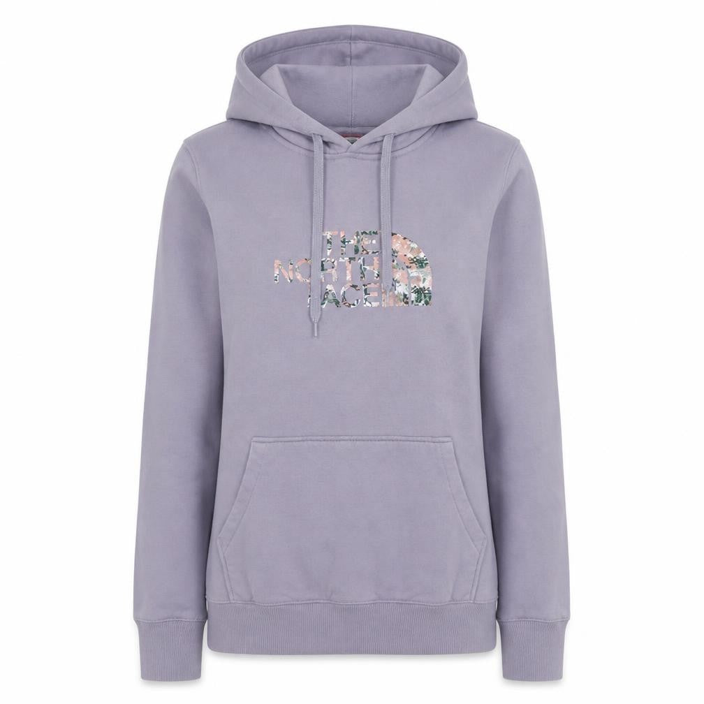 Womens UK Size S The North Face Purple Pullover Hoodie