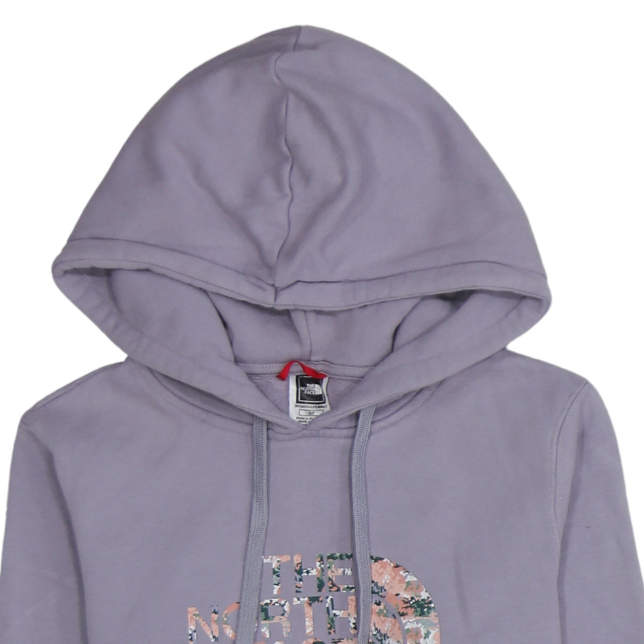 Womens UK Size S The North Face Purple Pullover Hoodie