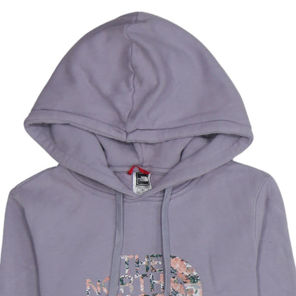 Womens UK Size S The North Face Purple Pullover Hoodie
