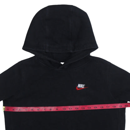Nike Boys Black XL Pullover Hoodie Sweatshirt Fleece Lined Casual