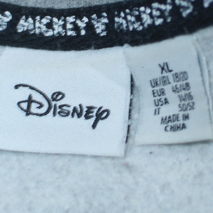 Disney Womens Grey Mickey Mouse Print Sweatshirt XL