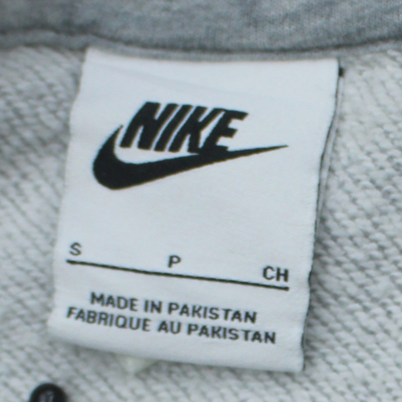 Mens UK Size S Nike Grey Pullover Hoodie