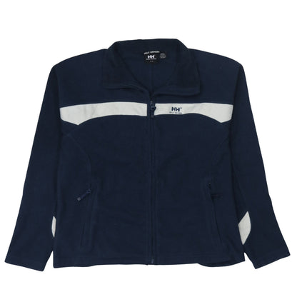 Mens UK Size L Helly Hansen Blue Full Zip Sweatshirt