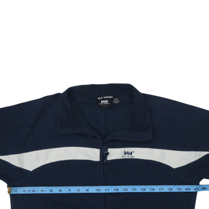 Mens UK Size L Helly Hansen Blue Full Zip Sweatshirt