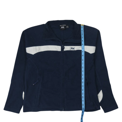 Mens UK Size L Helly Hansen Blue Full Zip Sweatshirt
