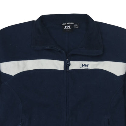 Mens UK Size L Helly Hansen Blue Full Zip Sweatshirt