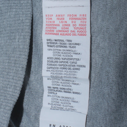 Womens UK Size XL PUMA Grey Full Zip Hoodie