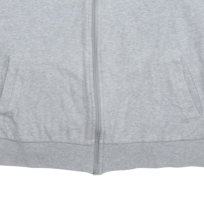 Womens UK Size XL PUMA Grey Full Zip Hoodie