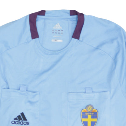 Adidas Men’s Blue Sweden Football Long Sleeve Jersey M