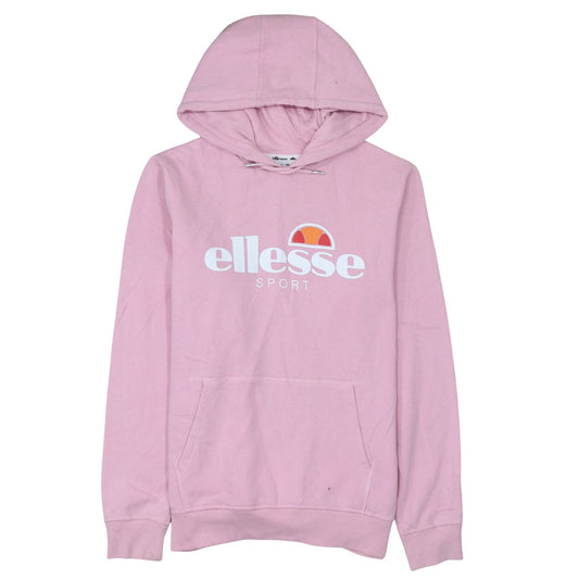Womens UK Size 16 ellesse Pink Pullover Hoodie