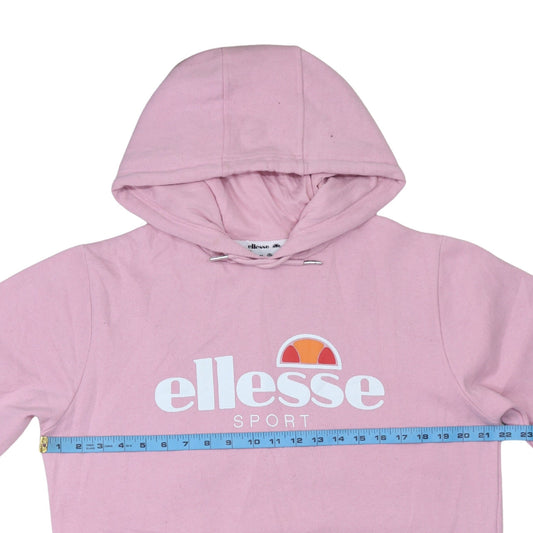 Womens UK Size 16 ellesse Pink Pullover Hoodie