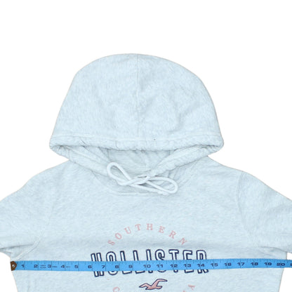 Womens UK Size S Hollister Grey Pullover Hoodie