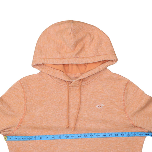 Mens UK Size L Hollister Orange Pullover Hoodie