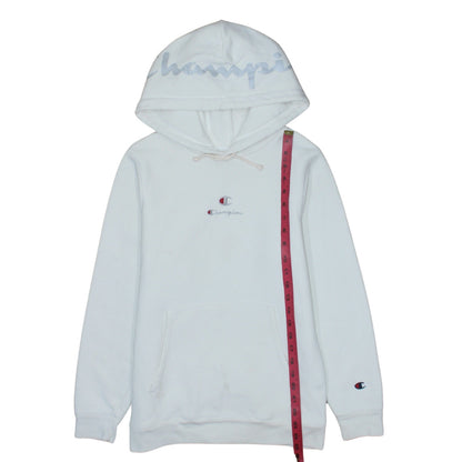 Womens UK Size XS Champion White Pullover Hoodie