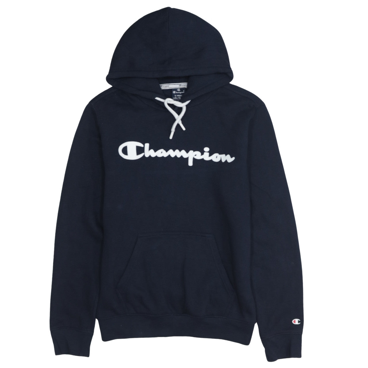 Mens UK Size XS Champion Blue Pullover Hoodie